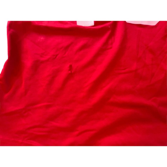 Vintage Adidas Football/Soccer Shirt 90s Jersey Red Mens Medium Hawks #16 As Is - Picture 6 of 10